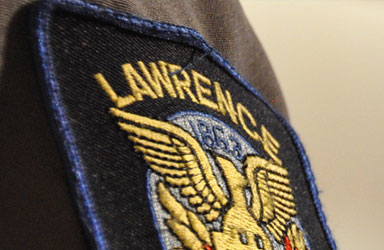Lawrence Police Department uniform arm patch