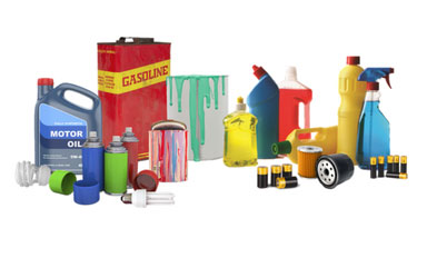 Examples of acceptable household hazardous waste