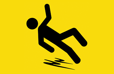 Illustration of person falling
