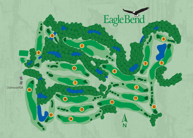 Illustrated course map