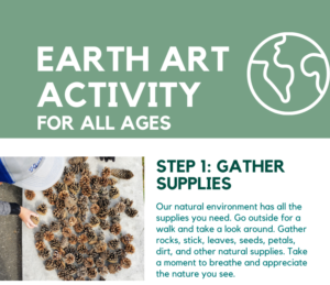 earth art: step 1