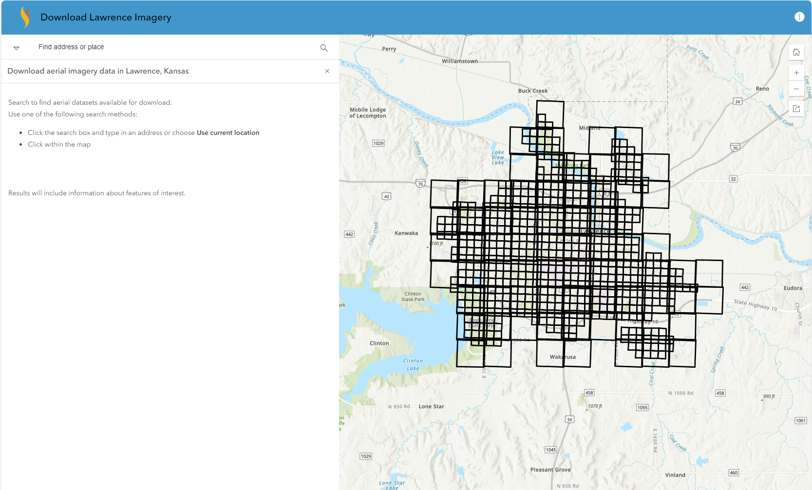 Lawrence Imagery Map